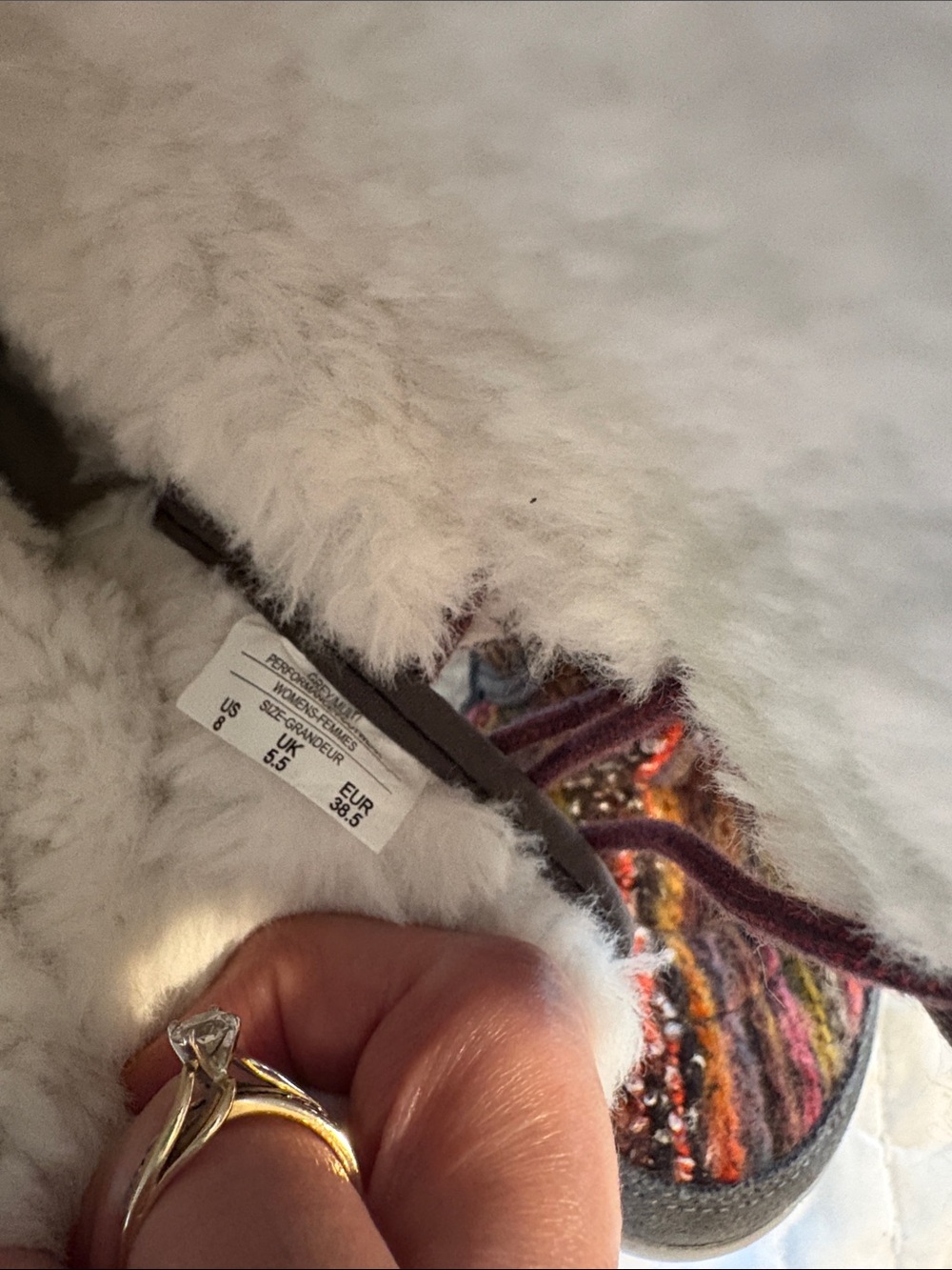 Merrell Women's Pechora Sky Tall Boots Bright Multicolor Sherpa Lined Boho NWOT - Picture 10 of 15